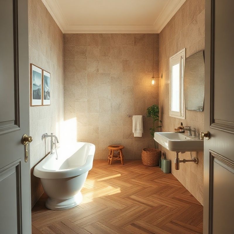T4 Côte Pavée rénové avec parquet chêne poncé et double salle de bain